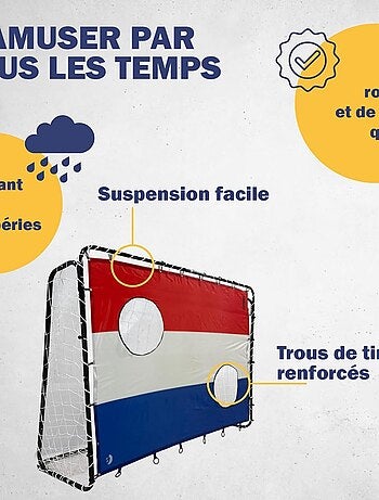 Cible de tir "Pays-Bas" 193 x 150 cm avec 2 trous de tir
