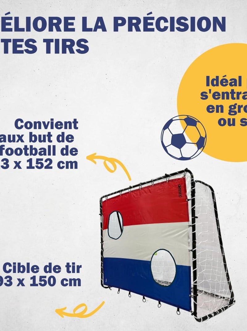 Cible de tir "Pays-Bas" 193 x 150 cm avec 2 trous de tir Multicolore - Kiabi