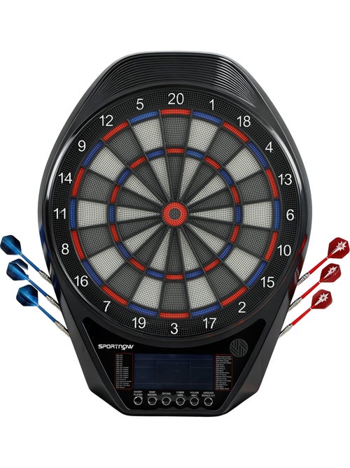 Cible jeu de fléchettes électronique 34 jeux grand écran led - Kiabi
