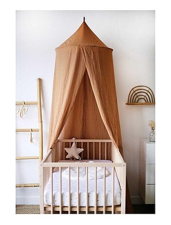 Ciel de lit bébé et enfant - nougat / marron clair - Jollein