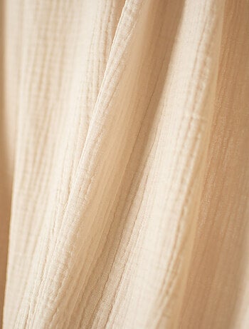 Ciel de lit cabane en gaze de coton duo 330 cm