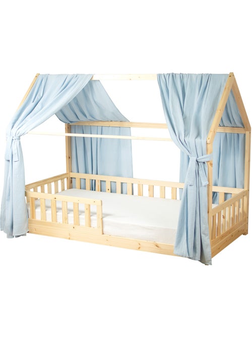 Ciel de lit cabane en gaze de coton duo 330 cm - Kiabi