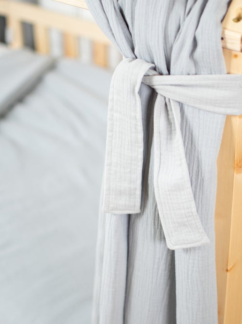 Ciel de lit cabane en gaze de coton duo 330 cm - Kiabi