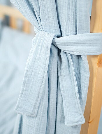 Ciel de lit cabane en gaze de coton duo 390 cm