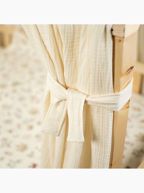 Ciel de lit cabane en gaze de coton duo 390 cm - Kiabi