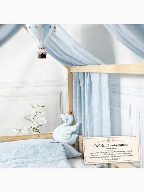 Ciel de lit cabane en gaze de coton duo 420 cm - Kiabi