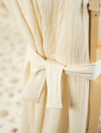 Ciel de lit cabane en gaze de coton duo 420 cm