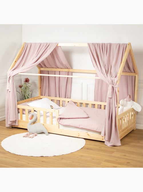 Ciel de lit cabane en gaze de coton duo 420 cm - Kiabi