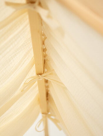 Ciel de lit cabane en gaze de coton solo 330 cm