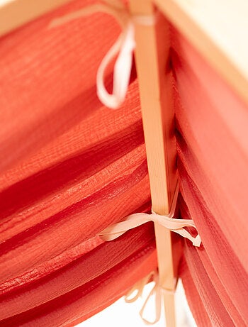 Ciel de lit cabane en gaze de coton solo 360 cm