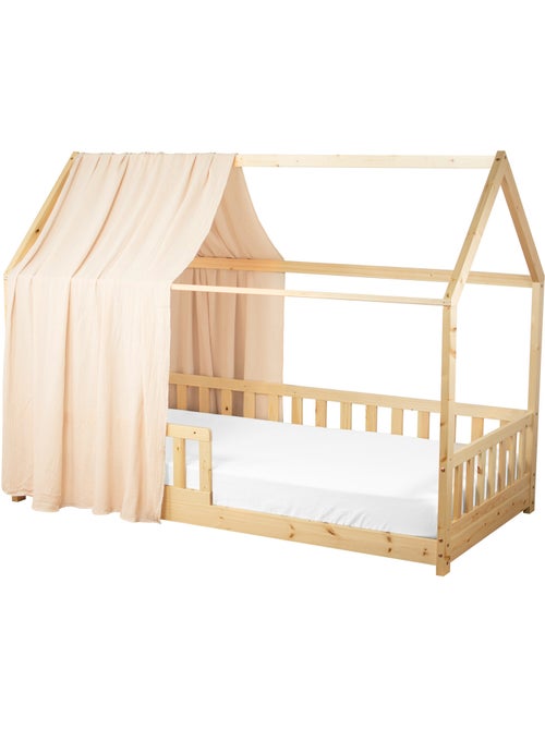 Ciel de lit cabane en gaze de coton solo 360 cm - Kiabi Ciel de lit cabane en gaze de coton solo 360 cm - Kiabi