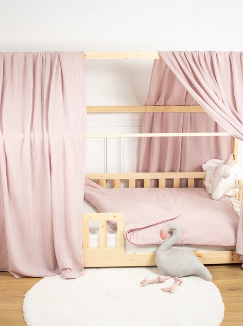 Ciel de lit cabane en gaze de coton solo 360 cm - Kiabi