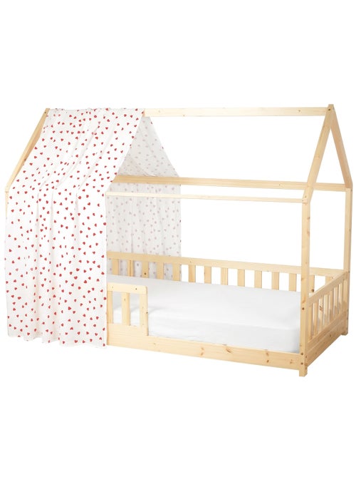 Ciel de lit cabane en gaze de coton solo 360 cm - Kiabi