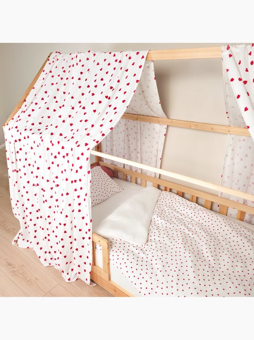 Ciel de lit cabane en gaze de coton solo 360 cm - Kiabi