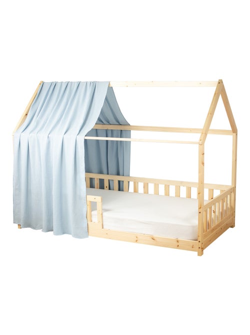 Ciel de lit cabane en gaze de coton solo 390 cm - Kiabi