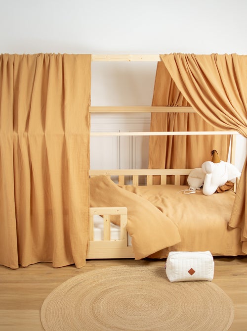 Ciel de lit cabane en gaze de coton solo 390 cm - Kiabi