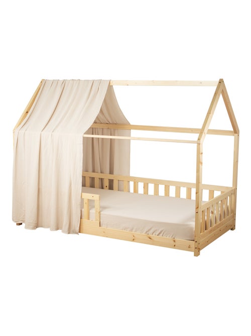 Ciel de lit cabane en gaze de coton solo 420 cm - Kiabi