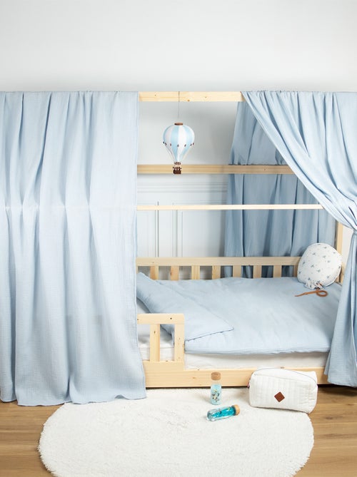 Ciel de lit cabane en gaze de coton solo 420 cm - Kiabi