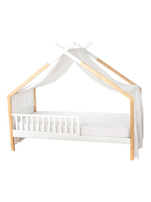 Ciel de lit cabane, toile en double gaze pois dorés SEVIRA KIDS - Kiabi