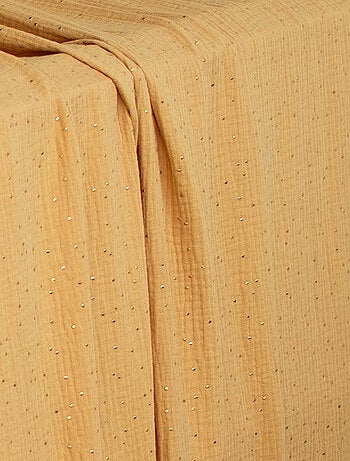 Ciel de lit cabane, toile en double gaze pois dorés SEVIRA KIDS