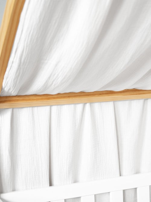 Ciel de lit cabane, toile en gaze de coton, Jeanne SEVIRA KIDS - Kiabi
