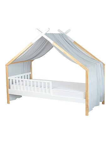 Ciel de lit cabane, toile en gaze de coton, Jeanne SEVIRA KIDS
