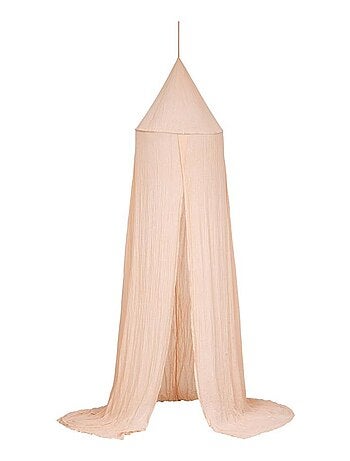 Ciel de lit double gaze de coton vert