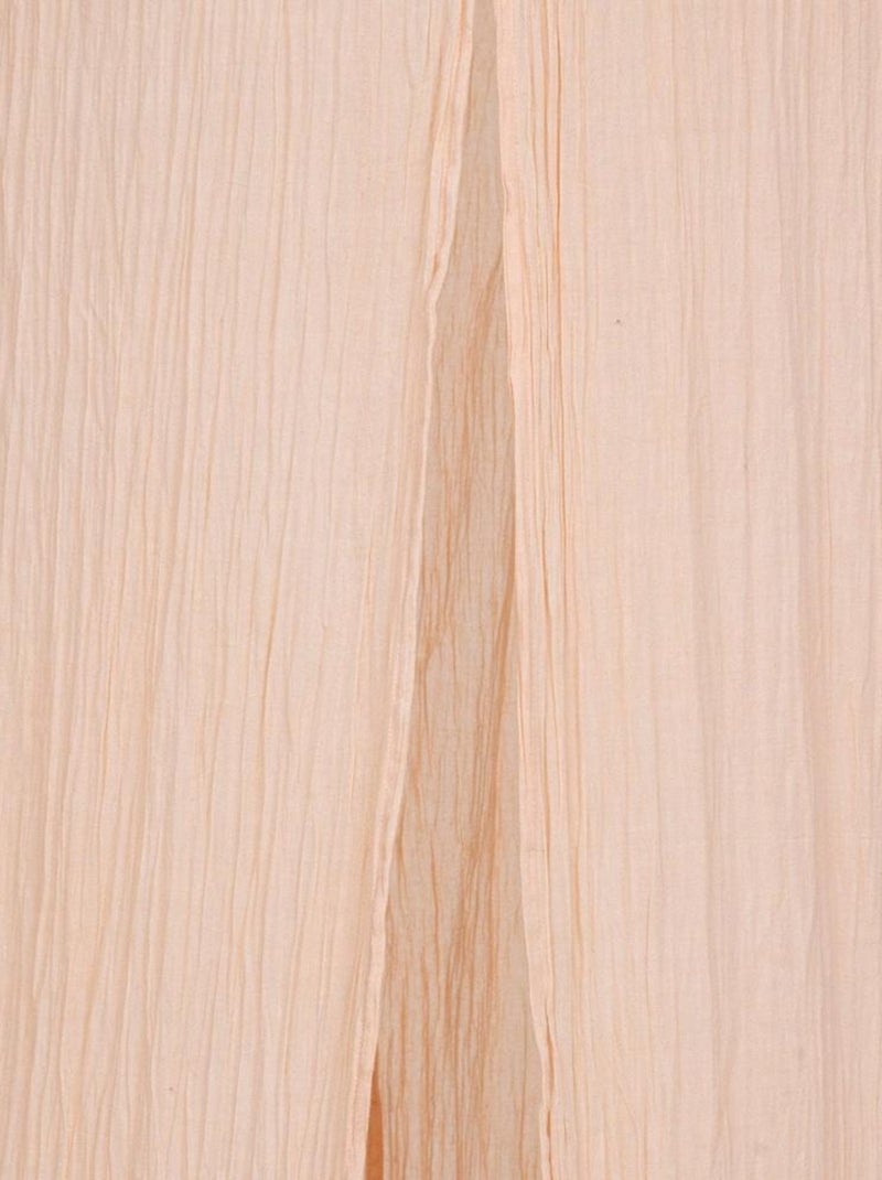 Ciel de lit double gaze de coton rose Rose - Kiabi