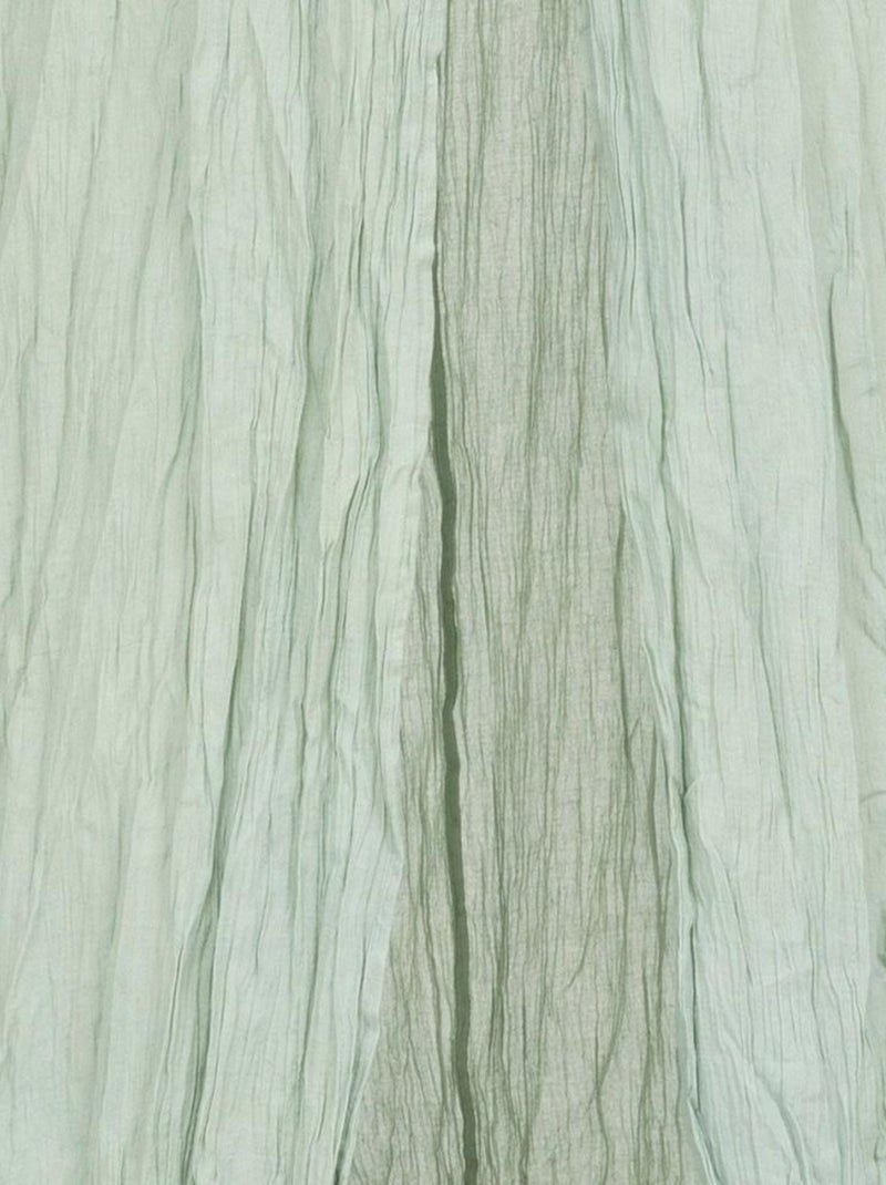 Ciel de lit double gaze de coton vert Vert - Kiabi