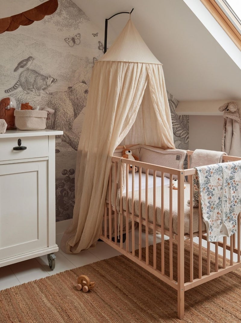 Ciel de lit en coton Beige - Kiabi