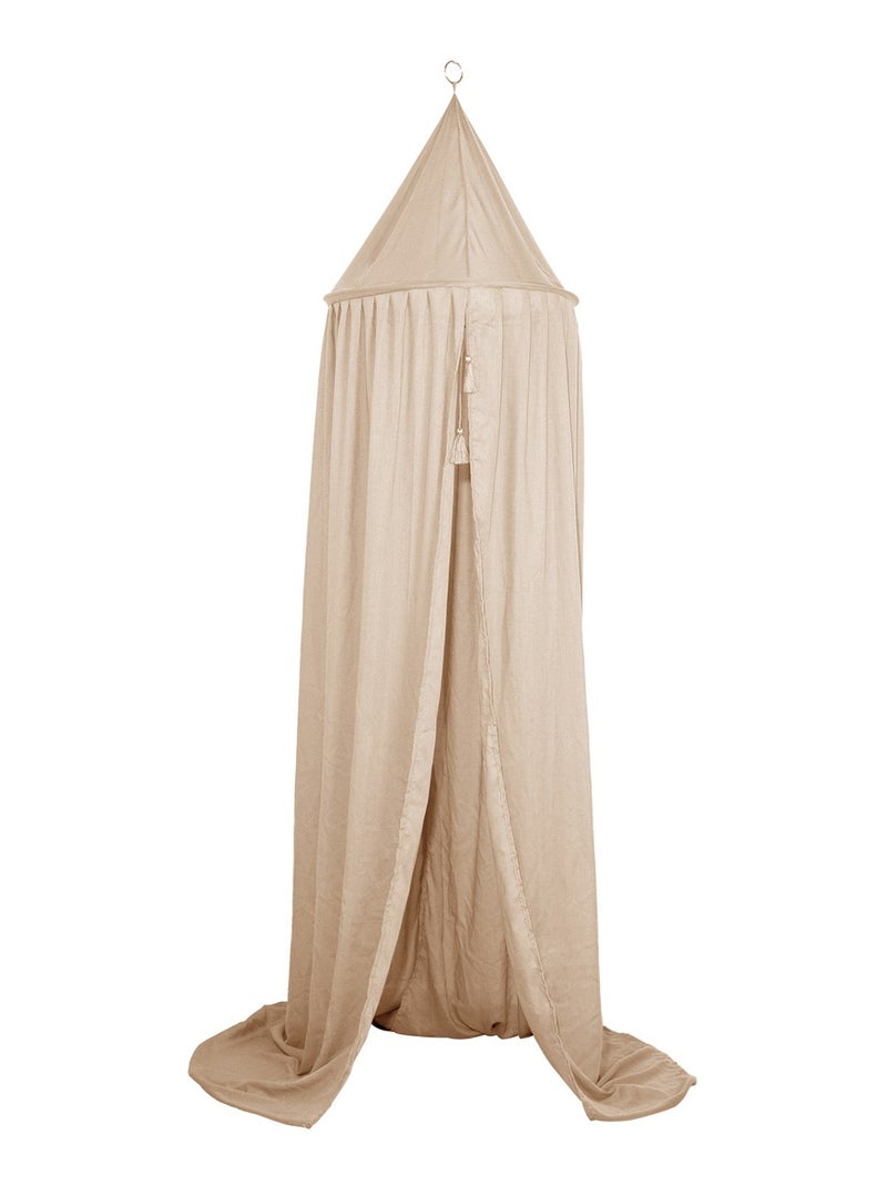 Ciel de lit en coton Beige - Kiabi
