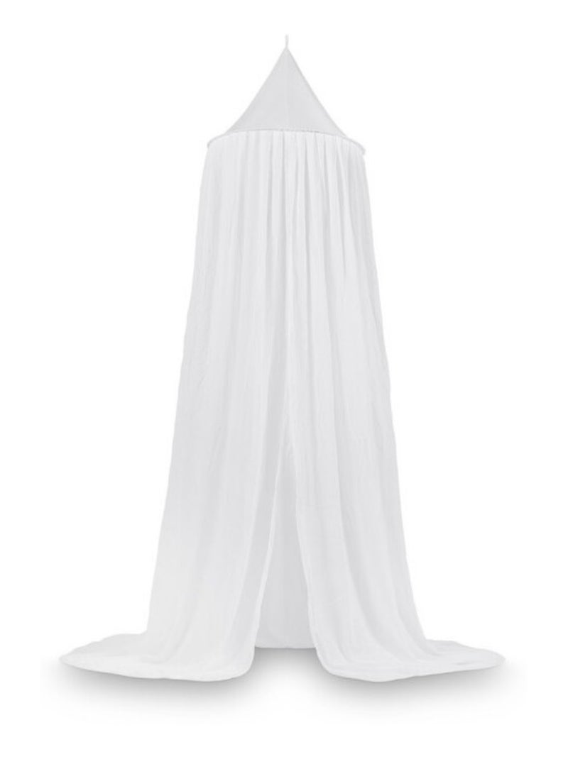 Ciel de lit en coton Blanc - Kiabi