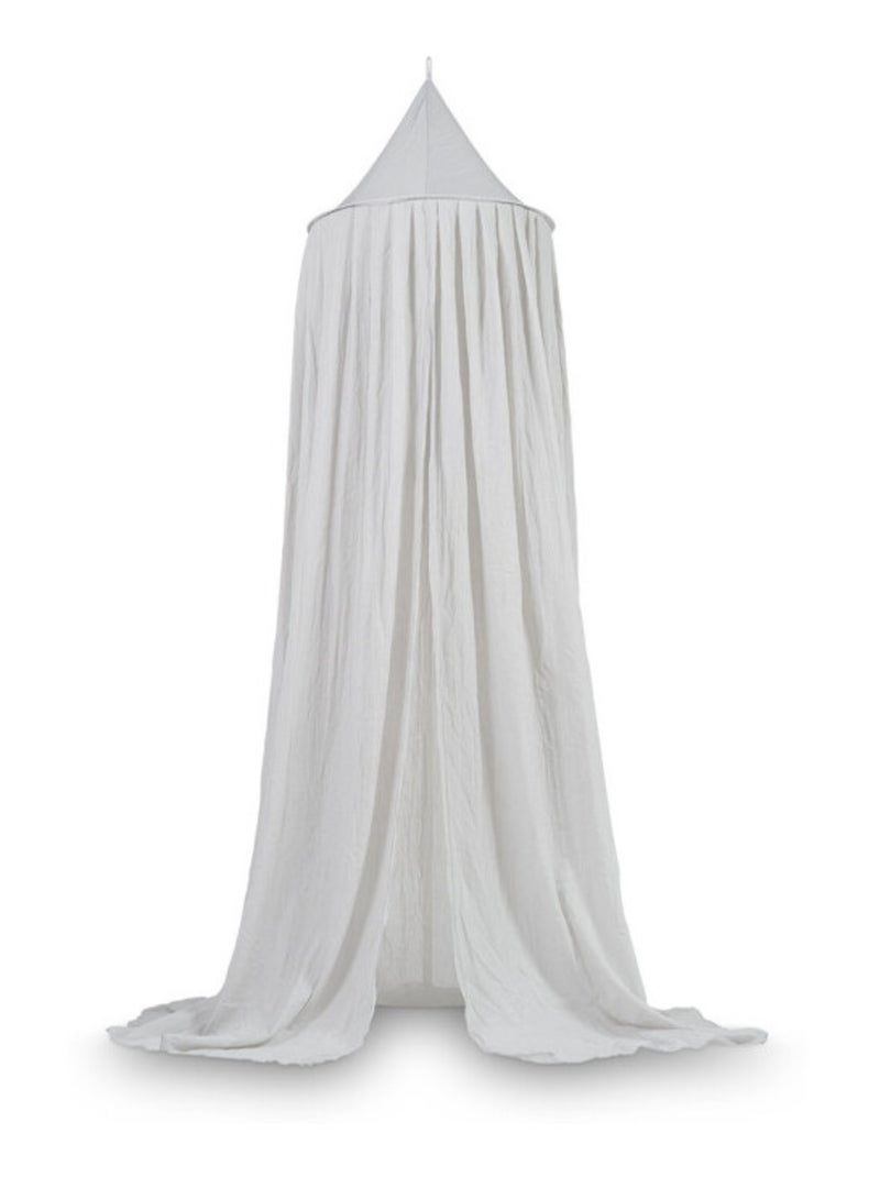 Ciel de lit en coton Gris - Kiabi
