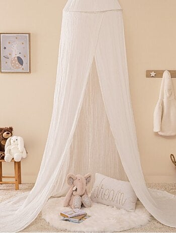 Ciel de lit en double gaze de coton
