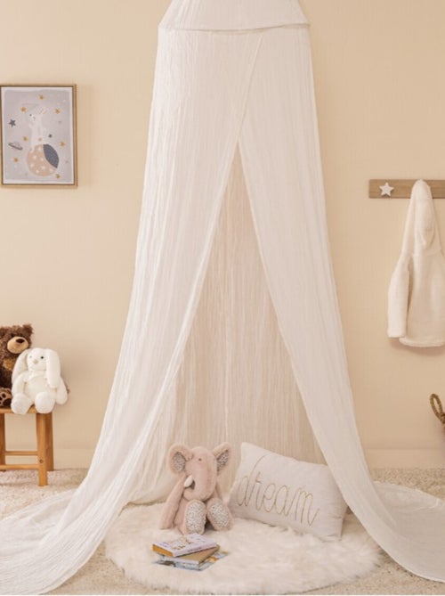 Ciel de lit en double gaze de coton - Kiabi