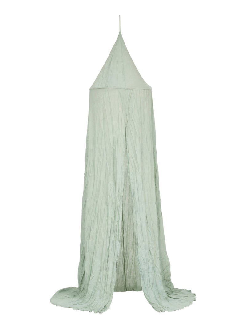Ciel de lit en double gaze de coton Vert clair - Kiabi