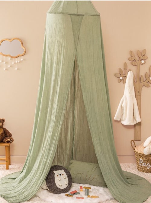 Ciel de lit en double gaze de coton - Kiabi