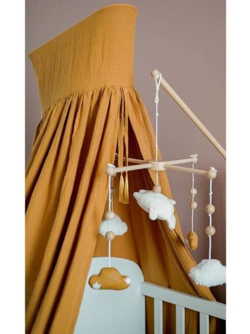 Ciel de lit enfant double gaze de coton - Kiabi