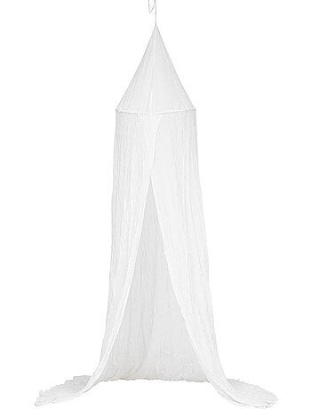Ciel de lit gaze de coton lili