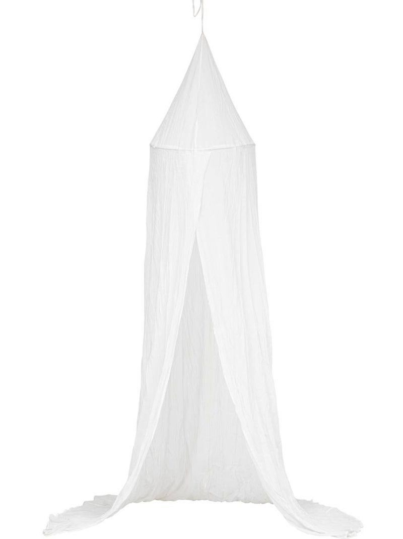 Ciel de lit gaze de coton lili Blanc - Kiabi