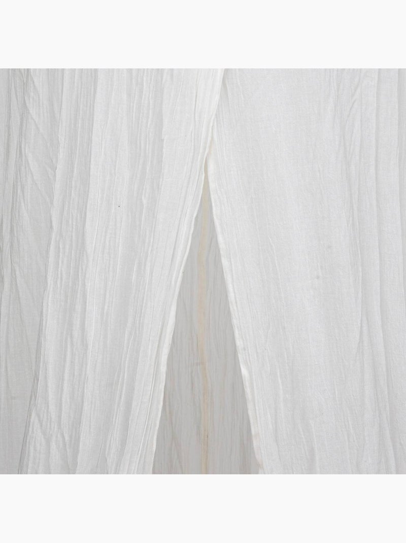 Ciel de lit gaze de coton lili Blanc - Kiabi