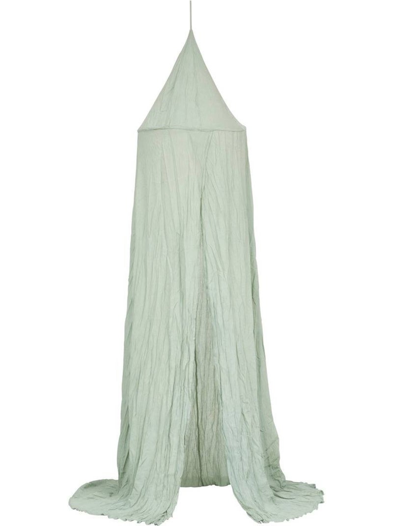 Ciel de lit gaze de coton lili Vert - Kiabi