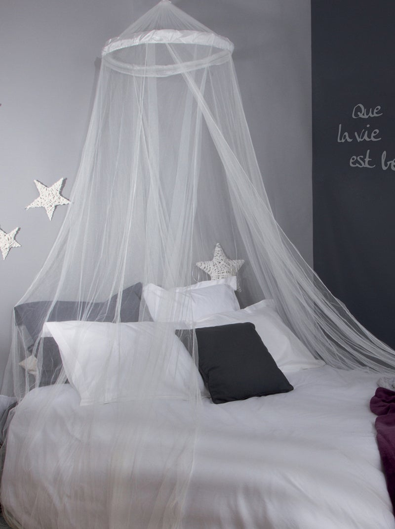 Ciel de lit moustiquaire Blanc - Kiabi