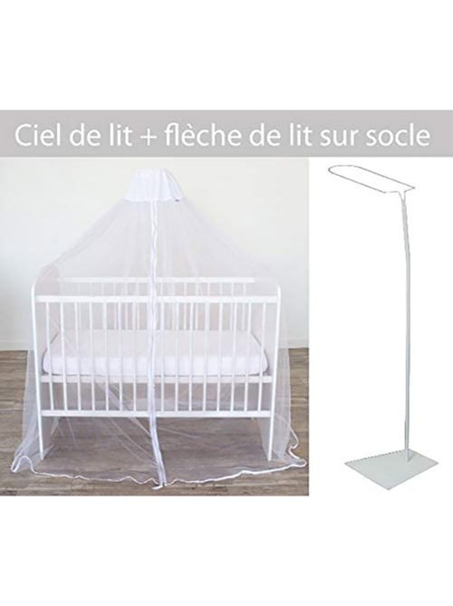 Ciel de lit Moustiquaire + fl?che sur socle - Kiabi