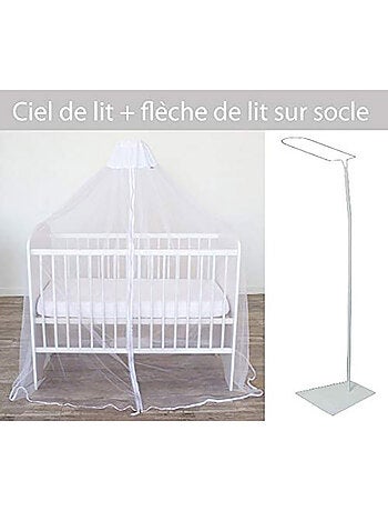 Ciel de lit Moustiquaire + flèche sur socle