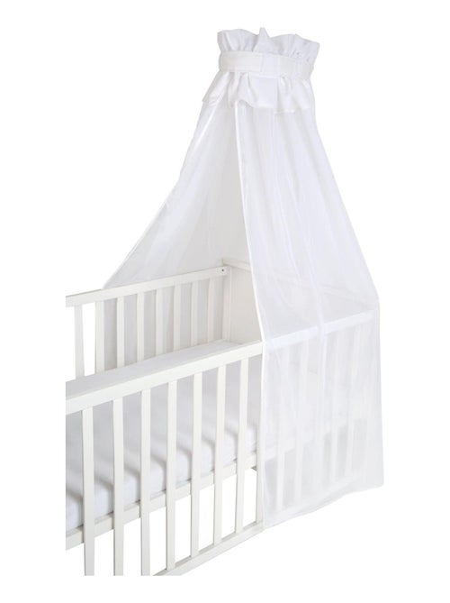 Ciel de lit transparent avec ruban blanc pour bébé et enfant ' Roba' - Kiabi