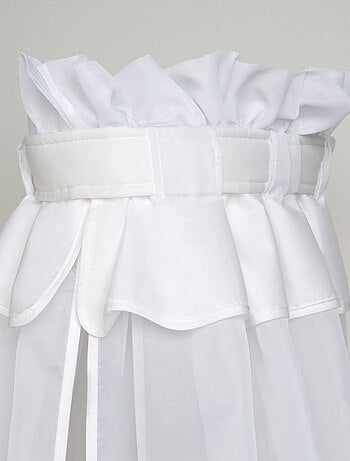 Ciel de lit transparent avec ruban ROBA