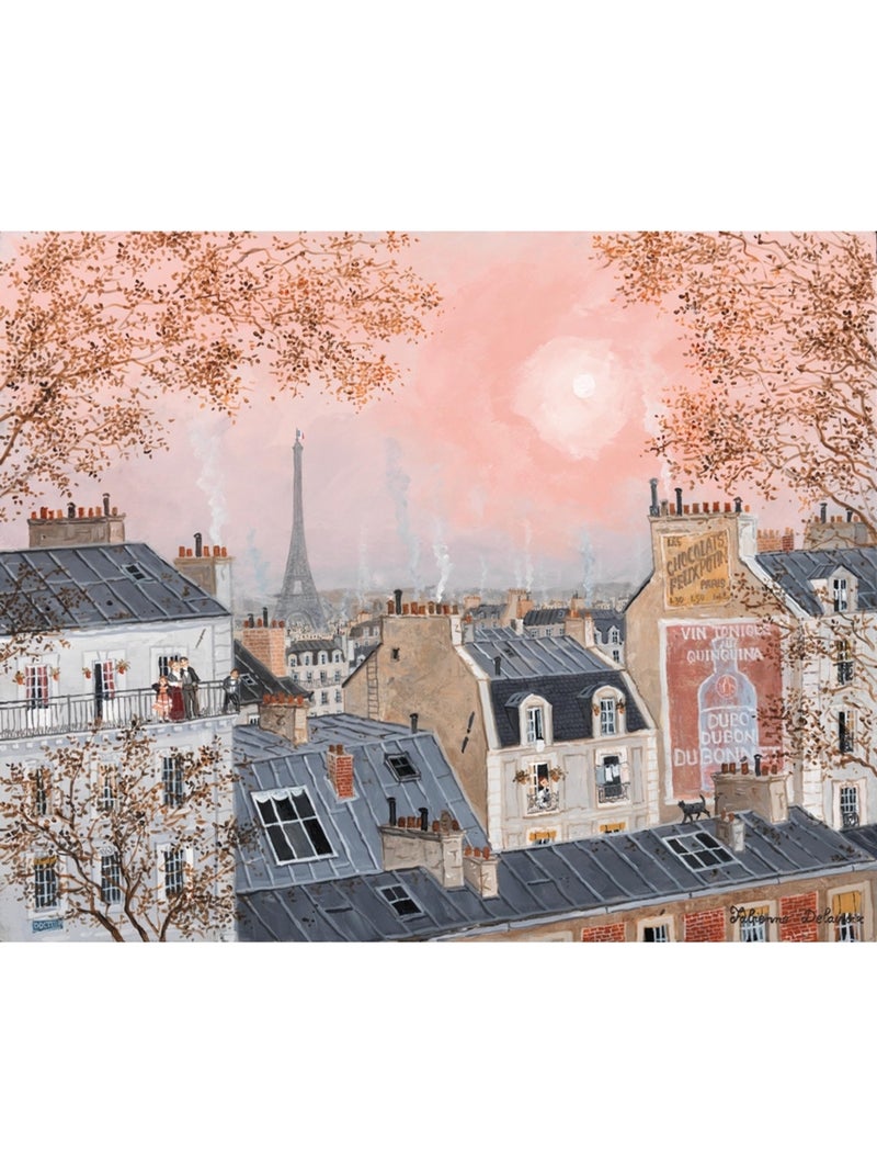 Ciel rose en hiver de delacroix N/A - Kiabi