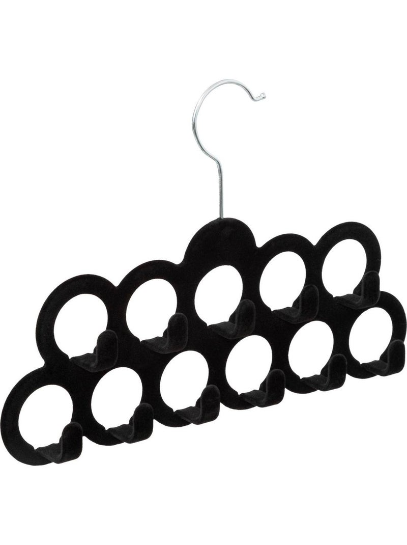 Cintre à ceintures en feutrine hang' belt Noir - Kiabi
