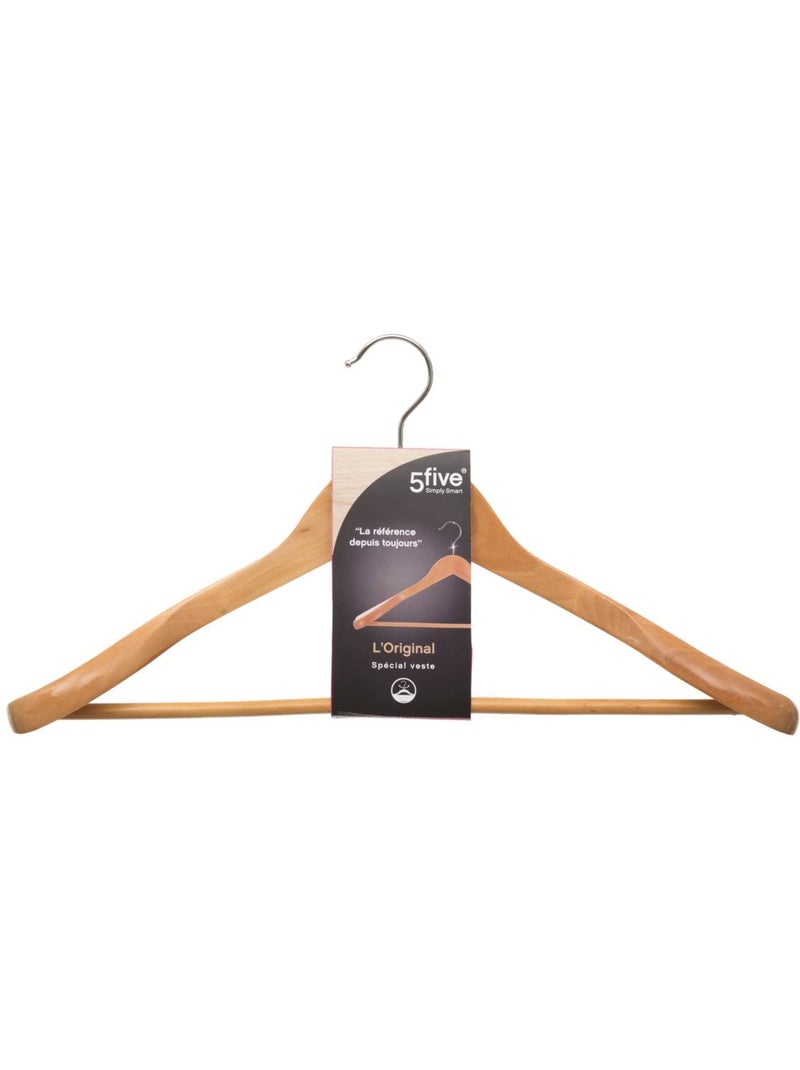 Cintre à veste en bois hang'suit Beige - Kiabi